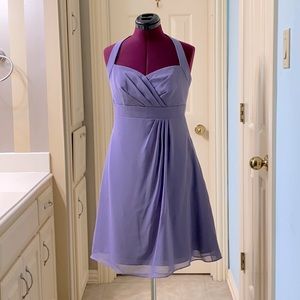 Light purple bridesmaid dress